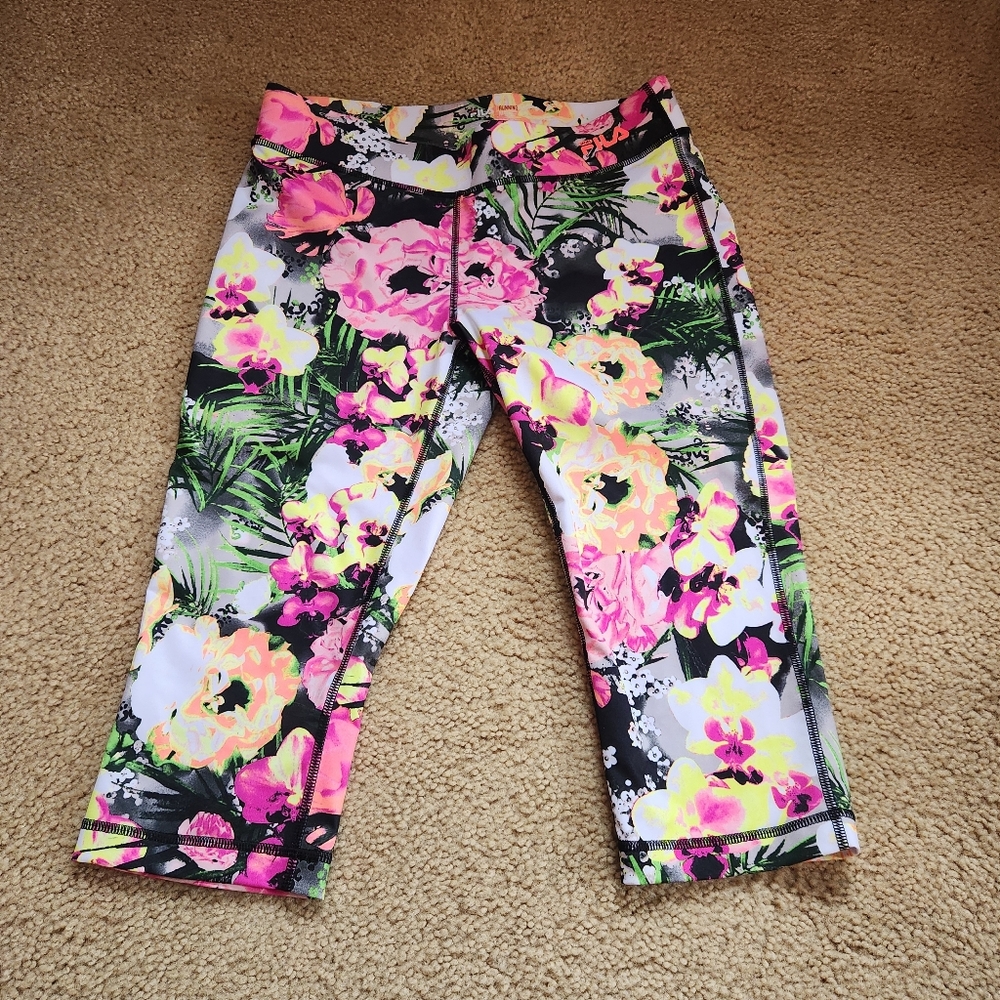 Fila Sport Womens Running Capris ~ Size M